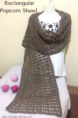 Rectangle shawl