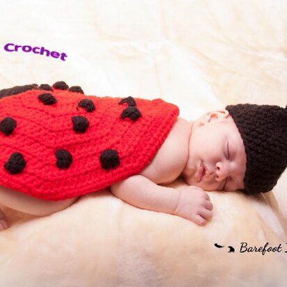 Lady bird / lady bug baby photo prop 