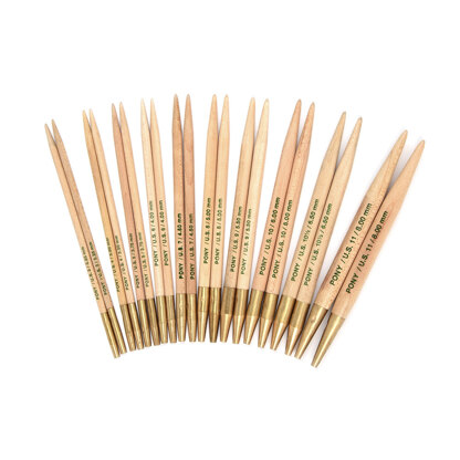 Pony Short IC Maple Needle Tip - 10 Pairs - 45404