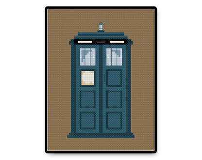 TARDIS - PDF Cross Stitch Pattern