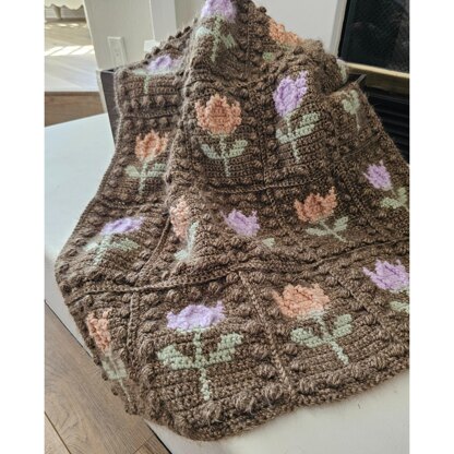 Spring Tulips Blanket