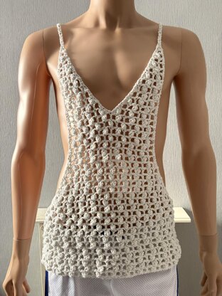 Popcorn Mesh Muscle Shirt