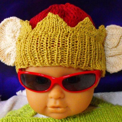 Baby Big Ears Prince Charles Crown Beanie