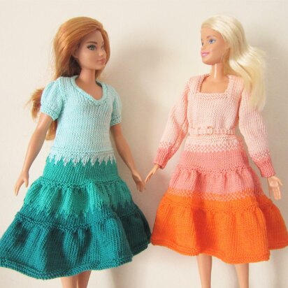 1:6th scale Dip Dye Dress
