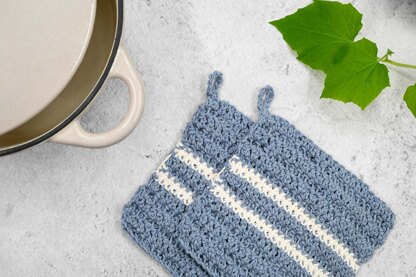 Classic Striped Potholder