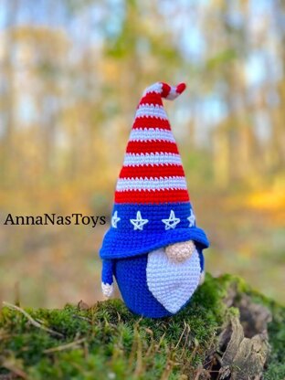 Patriotic gnome USA (boy2)