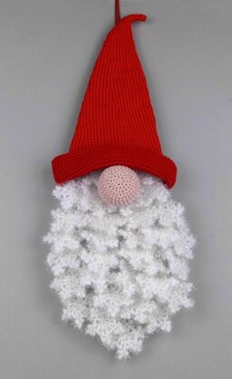 Winter gnome hanging decoration for doors and walls