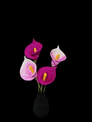 Crochet Calla Lily flowers