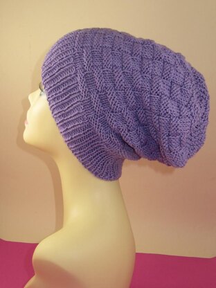 Basket Weave Spring Slouch Hat