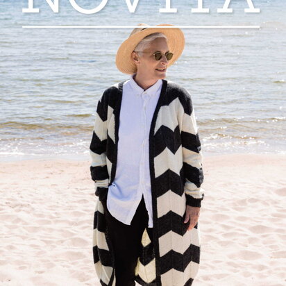 Marita Cardigan in Novita Nalle - Downloadable PDF - knitting pattern