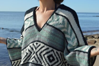 Boho Beach Poncho