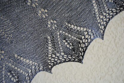 Paw Prints Lace Shawl