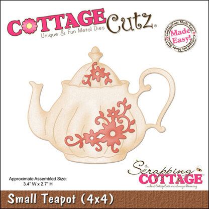 CottageCutz Dies - Small Teapot 3.4"X2.7"