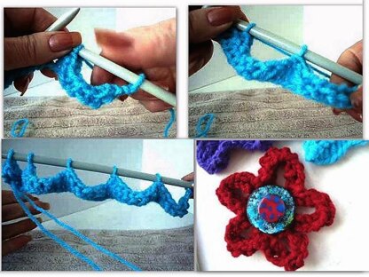 Knitted Flower