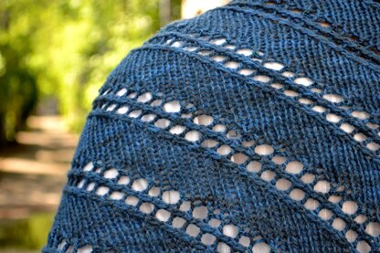 Diagonal Lace Shawl