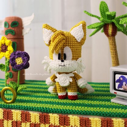 Sonic & Tails Amigurumi Crochet Pattern – PDF Digital Download (English)