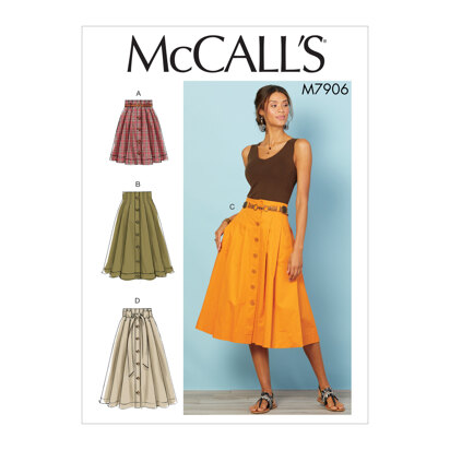 McCall's Misses' Skirts M7906 - Sewing Pattern