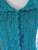 Turquoise Vintage Crochet Lace Blouse