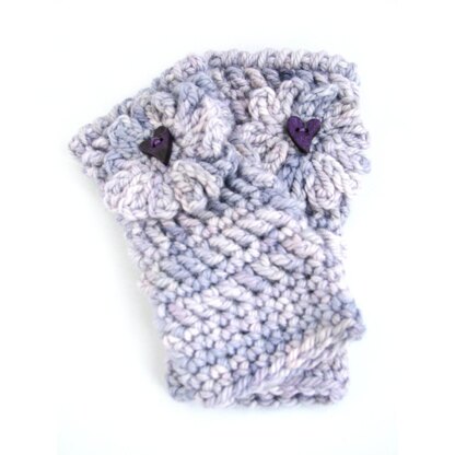 Textured Chunky Fingerless Mitts