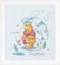 Vervaco Disney - Winnie the Pooh in the Rain Cross Stitch Kit - 26cm x 28cm