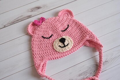 Sleepy Bear Hat