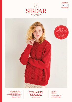 Sweater in Sirdar Country Classic - 10197 - Leaflet