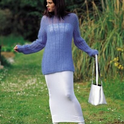 Soft Pullover in Adriafil Kid Mohair - Downloadable PDF