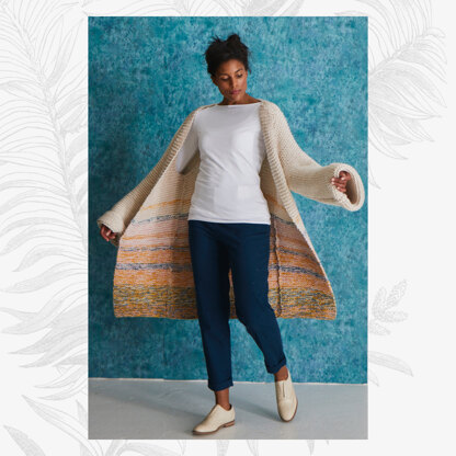 Willow & Lark Sunset Oversized Cardigan PDF