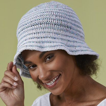 Watch Hill Sun Hat - Crochet Pattern for Women in Tahki Yarns Cotton Classic by Tahki Yarns