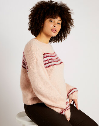 Little Lies Sweater in Wool and the Gang Feeling Good Yarn - V135815558 - Leaflet