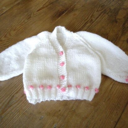 Baby Rosebud Cardigan