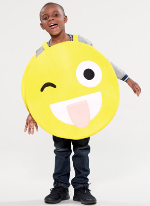 McCall's Adult/Children's Emoji Costumes M7674 - Paper Pattern Size All Sizes in One Envelope
