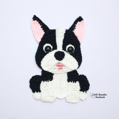 Boston Terrier Applique