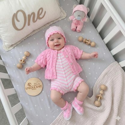 "Violets" 4 piece set