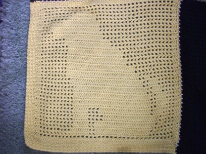 Labrador Baby/Doggy Crochet Blanket pattern