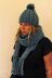 Winter Blues Pom Pom Hat & Scarf Set