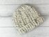 Cable Beanie with a Brim
