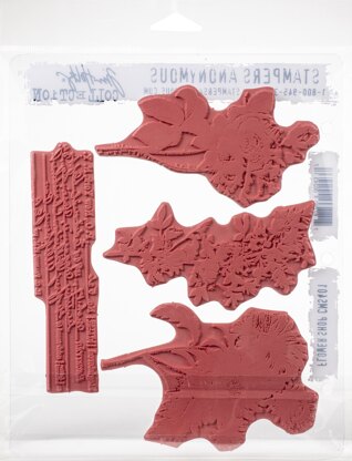 Stampers Anonymous Tim Holtz Cling Stamps 7"X8.5" - Flower Shop
