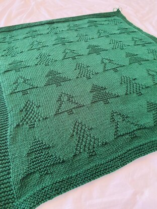 Christmas Forest Blanket