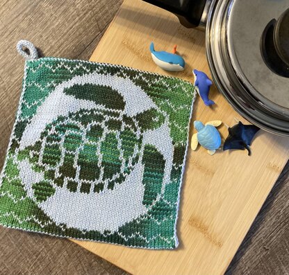 Sea Turtle Potholder