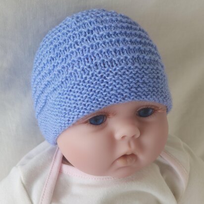 Trey - Baby’s 4ply ridge stitch beanie