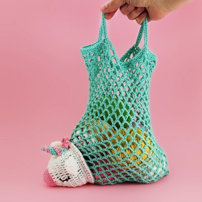 Unicorn Foldaway Market Bag