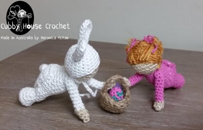 Crawling Toddler Bunny