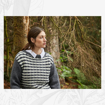 Agnes Sweater -  Jumper Knitting Pattern For Women in Willow & Lark Strath by Willow & Lark