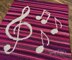 Music Note Blanket