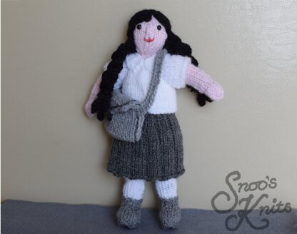 Tuesday's Child Collection Dress-Up Doll Clothes Knitting Pattern Snoo's Knits