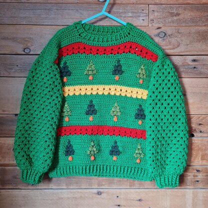 Granny Spruce Child Sweater