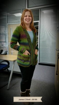 Colourful Chunky Cardigan