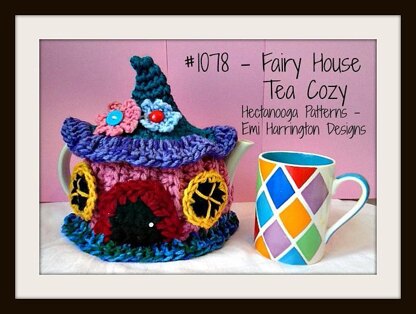 1078-FAIRY HOUSE Tea Cozy