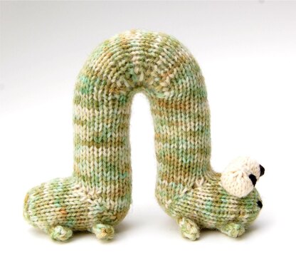 Archie Inchworm Amigurumi Toy Knitting Pattern